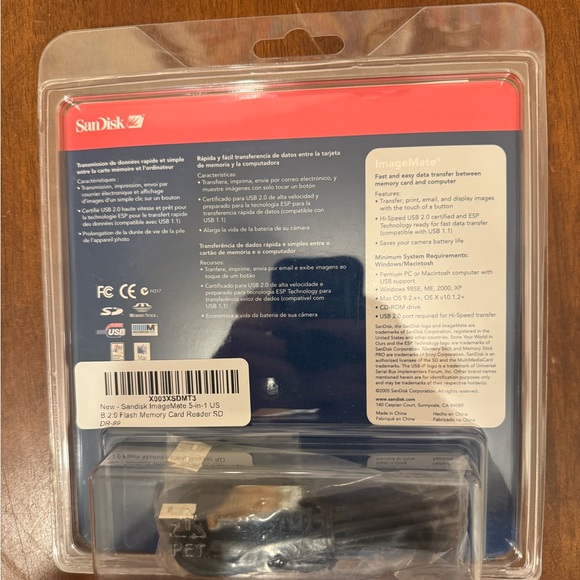 SanDisk 5-in-1 Card Reader/Writer - Picture 2 of 2